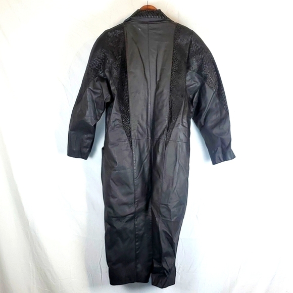 Vintage Pelle Insulated Leather Trenchcoat - Picture 5 of 9